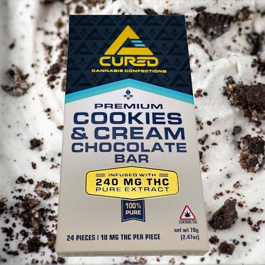Cured - Cookies and Cream Chocolate Bar - 1