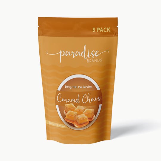 Paradise Brands - Paradise Brands 5 Pack Caramels 250mg - 1
