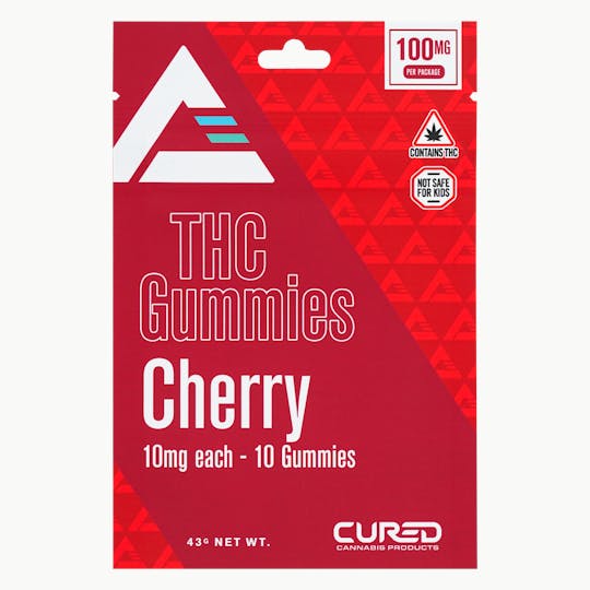 Cured - Cherry Gummy Triangles - 1