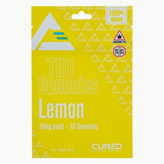 Cured - Lemon Gummy Triangles - 1