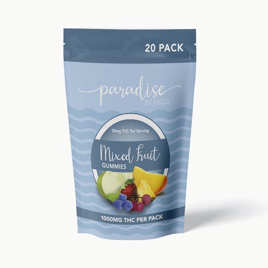 Paradise Brands - Paradise Brands 20 Pack Gummies Assorted 1000mg - 1