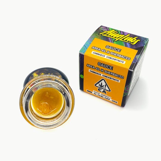Alien Labs - Area 41 x Sherbacio - Live Resin Sauce - 1 Gram - 1