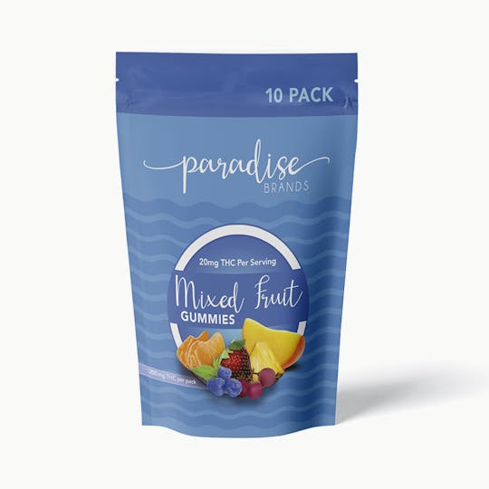 Paradise Brands - Paradise Brands 10 Pack Gummies Assorted 200mg - 1