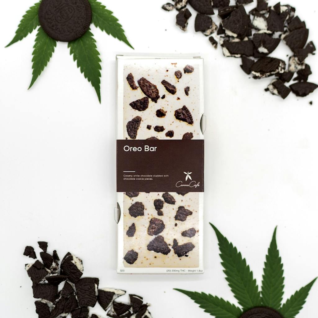 COOKIES AND CREAM BAR 200MG - Canna Cafe