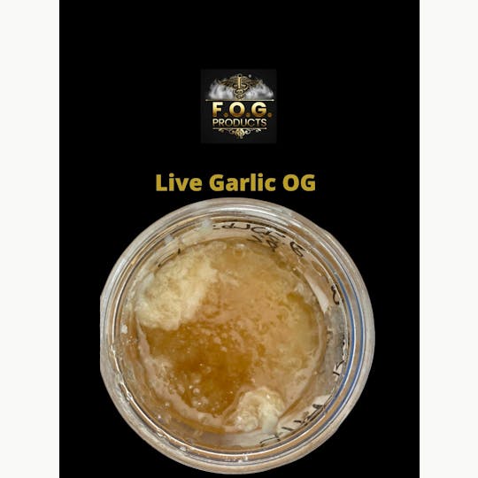 FOG Products - Live Lemon Garlic OG Terp Sauce *1/8th’s available* - 1