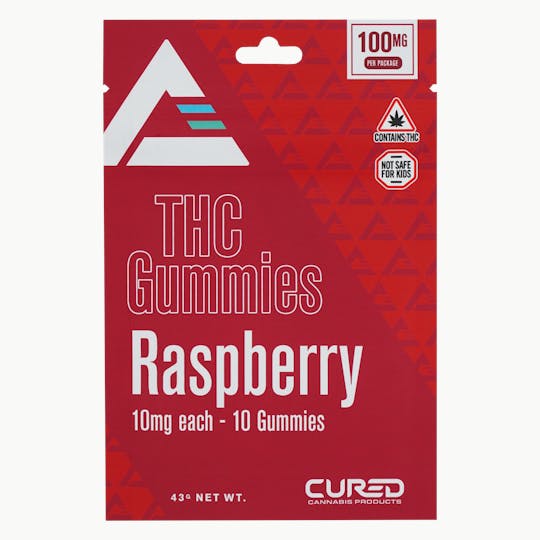 Cured - Raspberry Gummy Triangles - 1