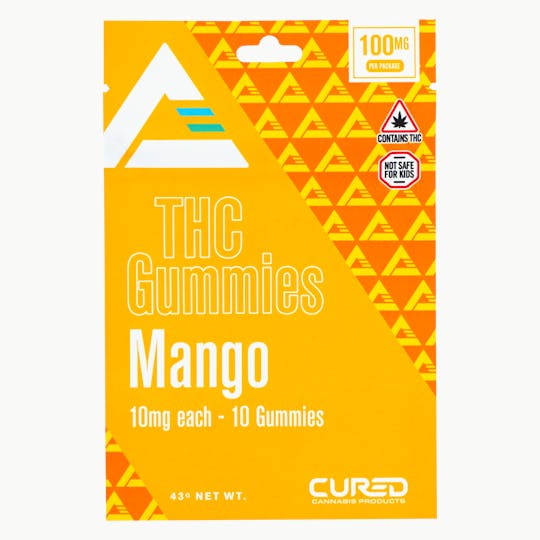 Cured - Mango Gummy Triangles - 1