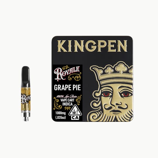 KINGPEN - KINGPEN Royale | Grape Pie 1g Live Resin Cartridge - 1