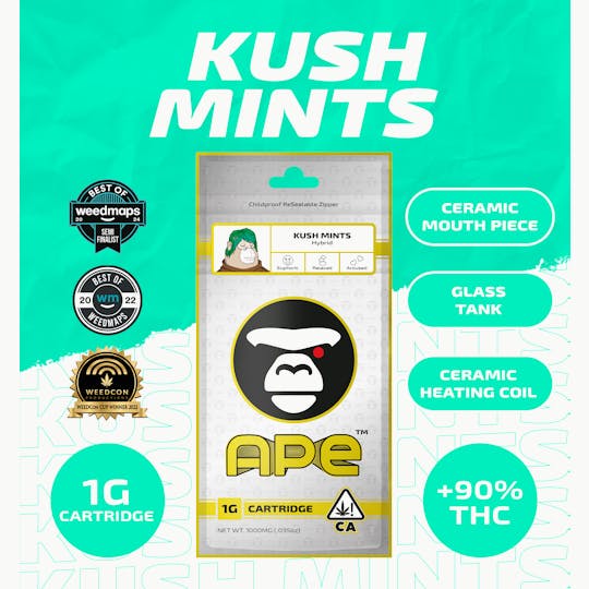 APE Premium Cannabis Corp - KUSH MINTS — Sauce Carts 1000 mg. - 1