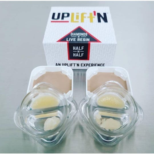 Uplift'N - 1-Gram H-N-H (2-in-1) 9lb Hammer Diamonds .5G + 9lb Hammer Live Resin .5G - 1