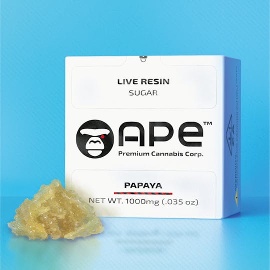 APE Premium Cannabis Corp - PAPAYA - live resin sugar 1000 mg - 1