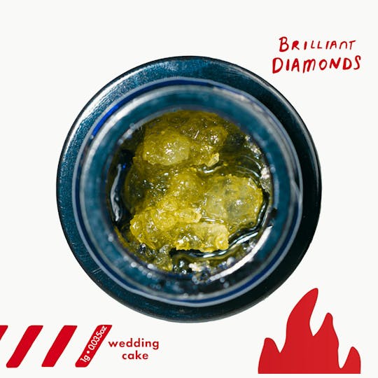 Arcata Fire - Wedding Cake - Live Resin Brilliant Diamonds (1g) - 1