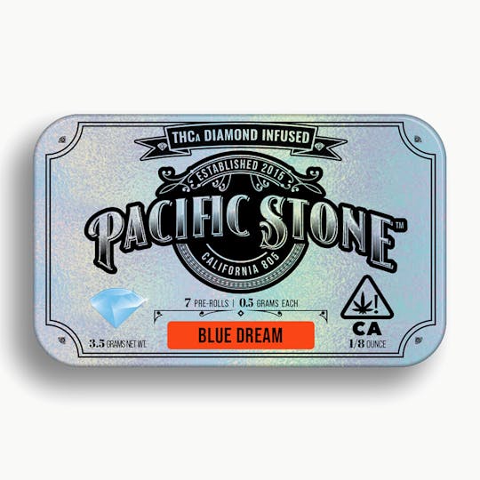 Pacific Stone - Blue Dream Sativa Infused Pre-Roll 7pk (3.5g) - 1