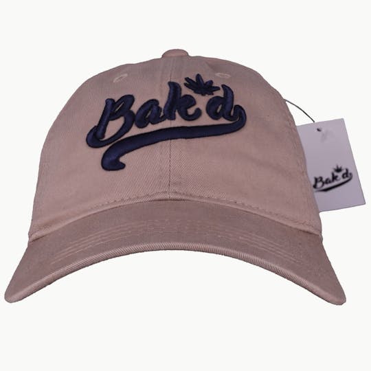 Bak'd - Bak'd Strapback Hat Cursive (Brown/Blue) - 1