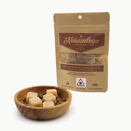 Norumbega Provisions - Spiced Apple Cider Gelées 100mg - 1