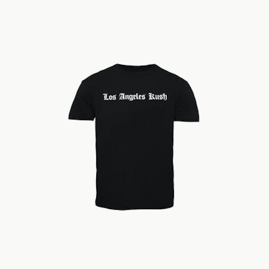 LA Kush - Los Angeles Kush - 2XL- Tshirt Black w/ white Old English Sig - 1