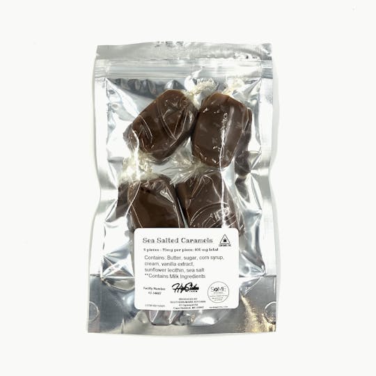High Striker Farm - 100mg THC Sea Salted Caramels - 1