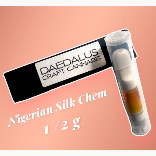 Daedalus Craft Cannabis - Nigerian Silk Chem- Cartridge - 1/2 gram - 1