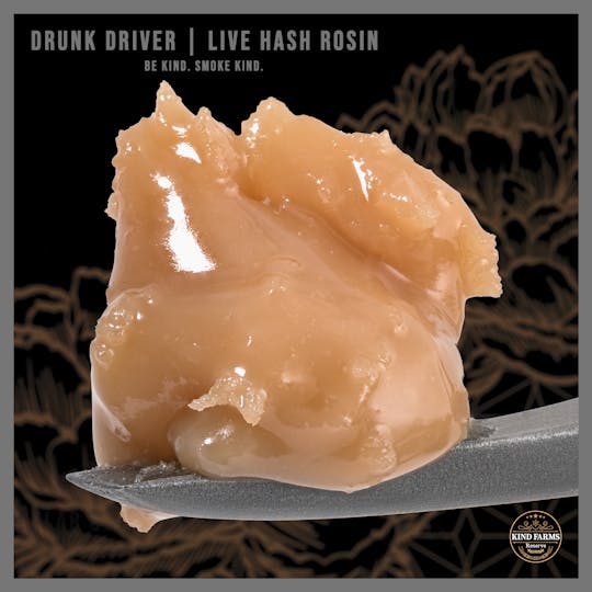 Kind Farms Reserve - Drunk Driver Live Hash Rosin - Kind Farms Reserve - 1