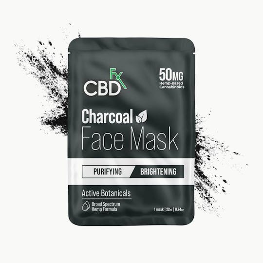 CBDfx - CBD Face Mask - Charcoal - 50mg - 1