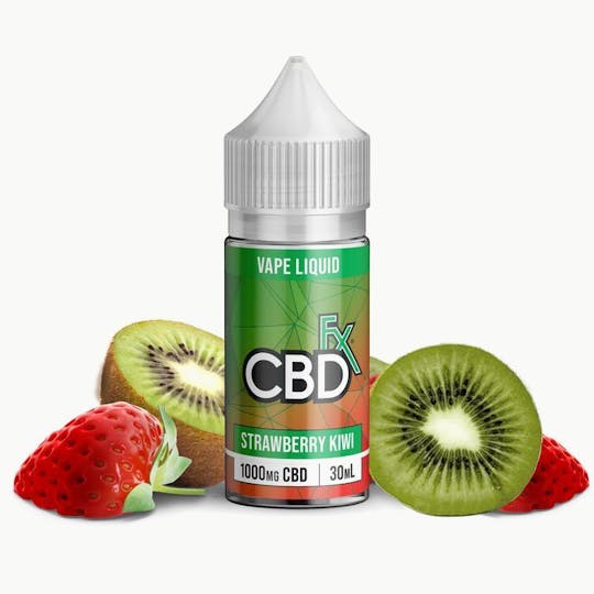 CBDfx - Strawberry Kiwi CBD Vape Juice 1000mg - 1