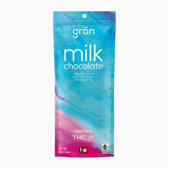 Grön Edibles - Grön THC Milk Chocolate - 1