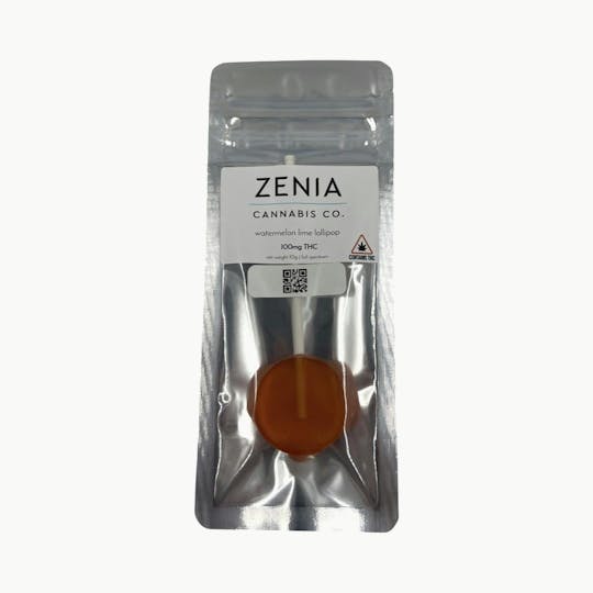 Indico - 100mg Watermelon Lime Lollipop - Zenia Cannabis Co. - 1