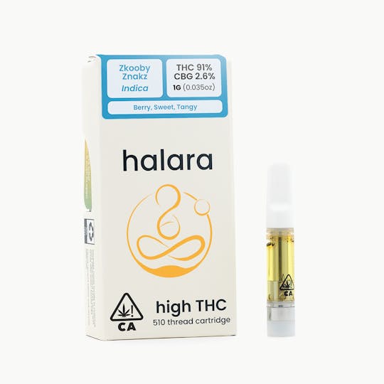 Halara - High THC - Zkooby Znakz 1G Cartridge - 1