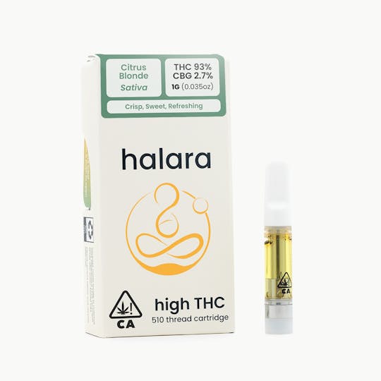 Halara - High THC - Citrus Blonde 1G Cartridge - 1