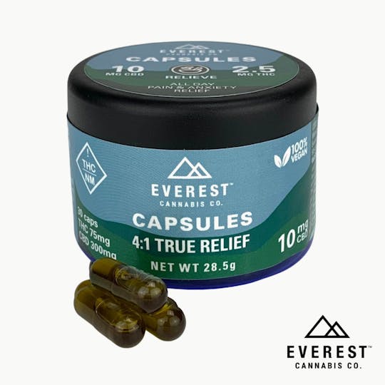 Everest Cannabis Co - Everest 4:1 True Relief Capsules - 1