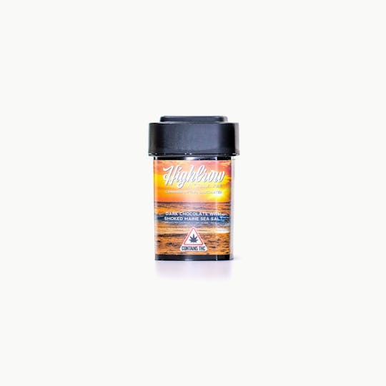 Highbrow - Highbrow Dark Smoked Maine Sea Salt Chocolates 100mg - 1