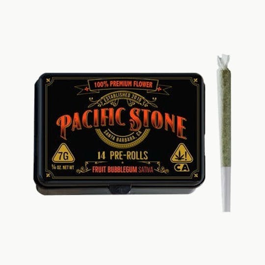 Pacific Stone - Fruit Bubblegum Sativa Pre-Rolls 14pk (7g) - 1