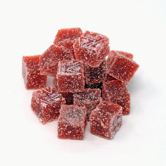 SeaWeed Co. - SWC - Sour Amnesia strain - Raspberry Peach Pâte de Fruit - 90mg - 1