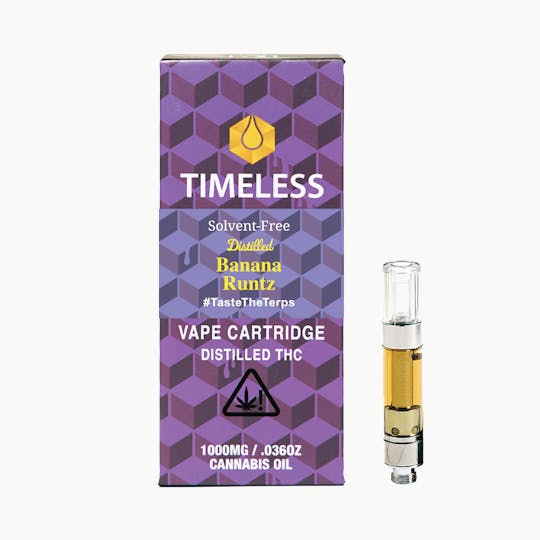 Timeless Vapes - Timeless Banana Runtz 1000mg Vape Cartridge (Rest) - 1