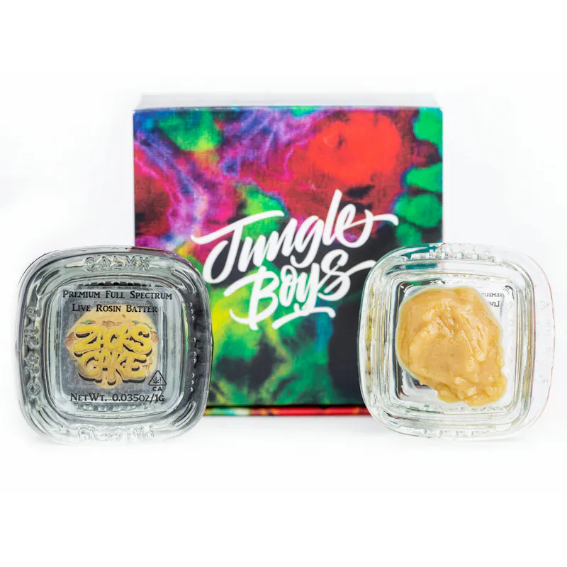 Jungle Boys Zacks Cake - 1g Full Spectrum Live Rosin Batter concentrate