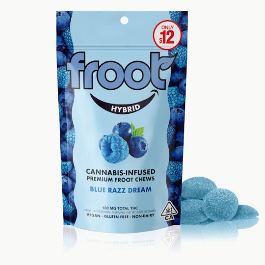 Froot - Froot Blue Razz Dream Gummies - 100mg - 1