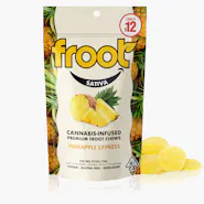 Froot | Pineapple Express Gummies | 100mg | 10ct | 10mg/ea