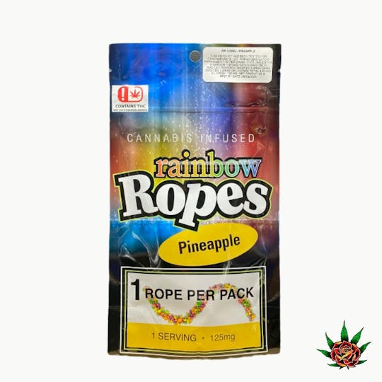 Eden Rose Processing - Rainbow Ropes 125mg - Pineapple - 1