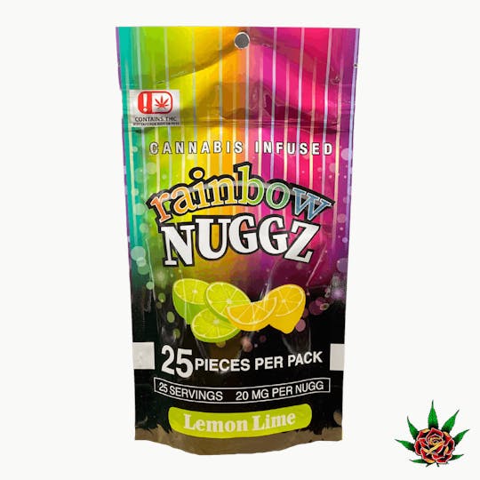 Eden Rose Processing - Rainbow Nuggz 500mg - Lemon Lime - 1