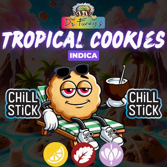 American Cannabis Company - Dr. Funky's Chill Stick Tropical Cookies 0.6g (Indica) - 1