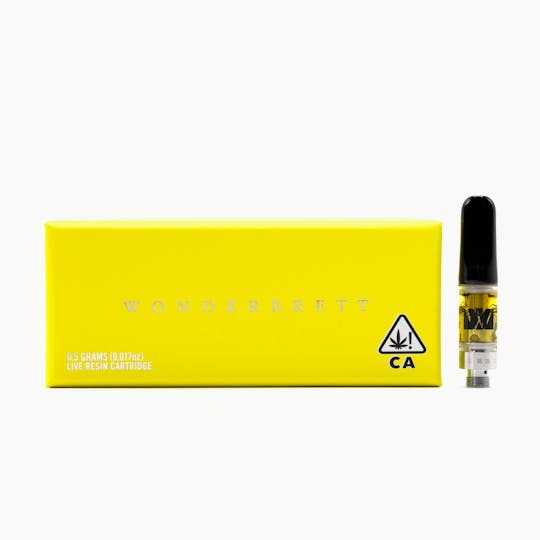 Wonderbrett - Lemon OZ Kush Live Resin Vape Cartridge - 1