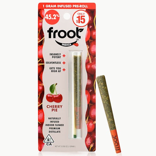 Froot - Froot Cherry Pie Infused 1-gram Pre-roll - 1