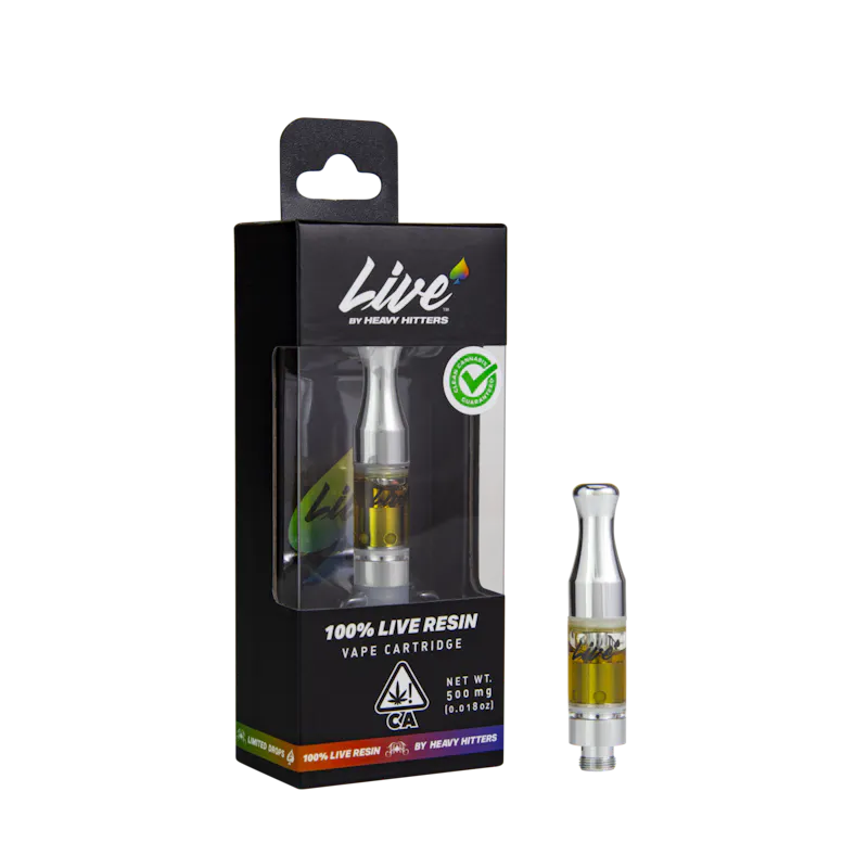 Heavy Hitters LIVE Kool Whip 100% Live Resin 0.5G concentrate
