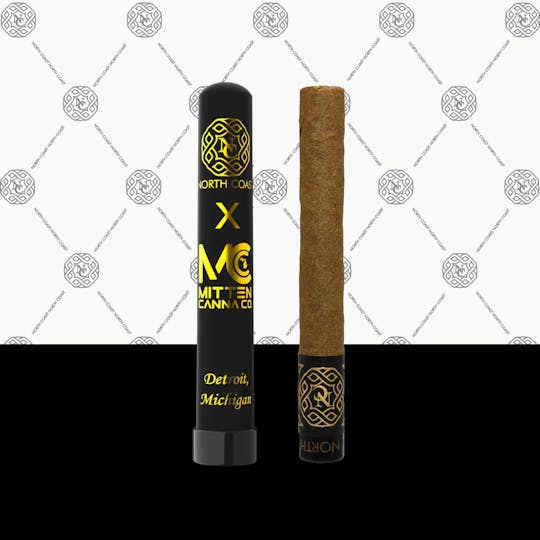 North Coast - North Coast x Mitten Canna Co. Grape Cream Cake Blunt 2g - 1