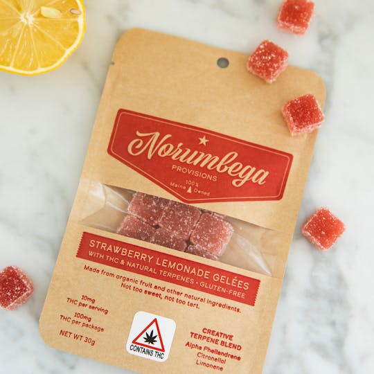 Norumbega Provisions - Strawberry Lemonade CREATIVE Gelées 100mg - 1
