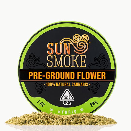 SunSmoke - Pre-Ground Flower 1oz Tin (Hybrid) - 1