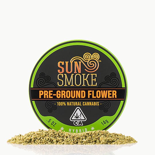 SunSmoke - Pre-Ground Flower 1/2oz Tin (Hybrid) - 1