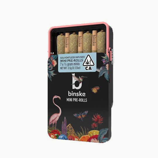 binske - Walk on Water, Melon Solventless Infused 7-Pack Mini Pre-Rolls - 1