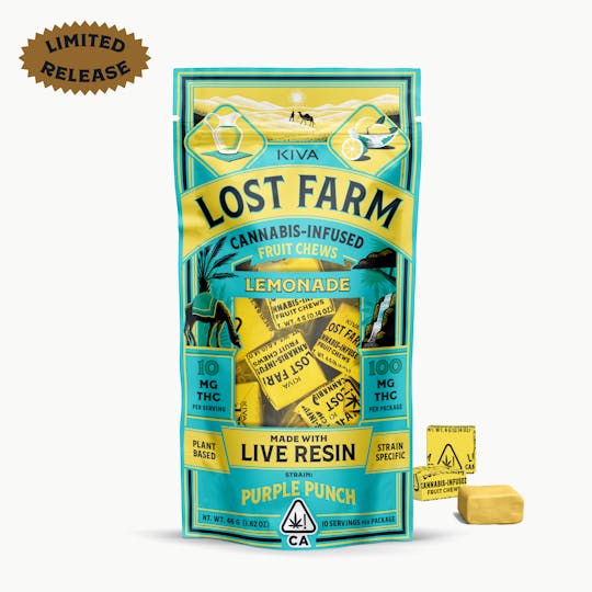 Kiva Confections - Lost Farm Lemonade "Purple Punch" Chew - 1