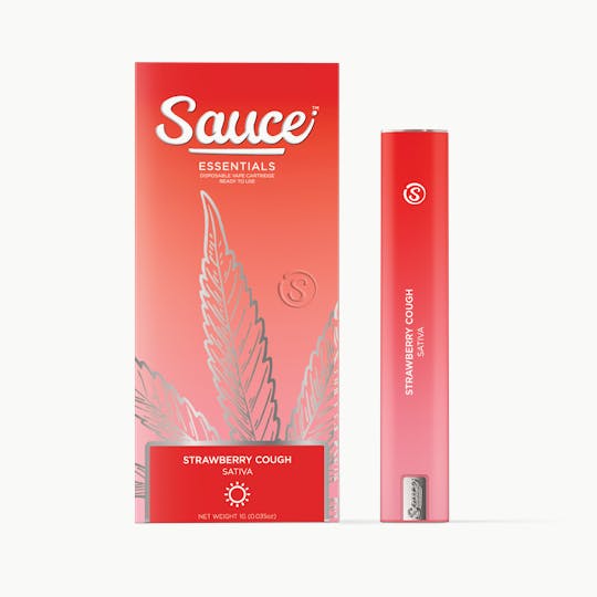 Sauce. - Sauce Essentials - Strawberry Cough - 1G Live Resin AIO (CA, CO, NV, OR) - 1